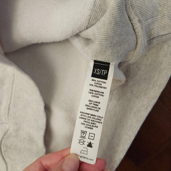 Reigning Champ women's light gray pullover in size XS - Picture 4 of 7